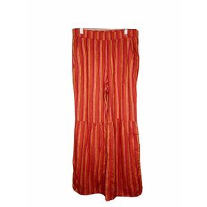 DREW ANTHROPOLOGIE Red Linen Pants Sz S